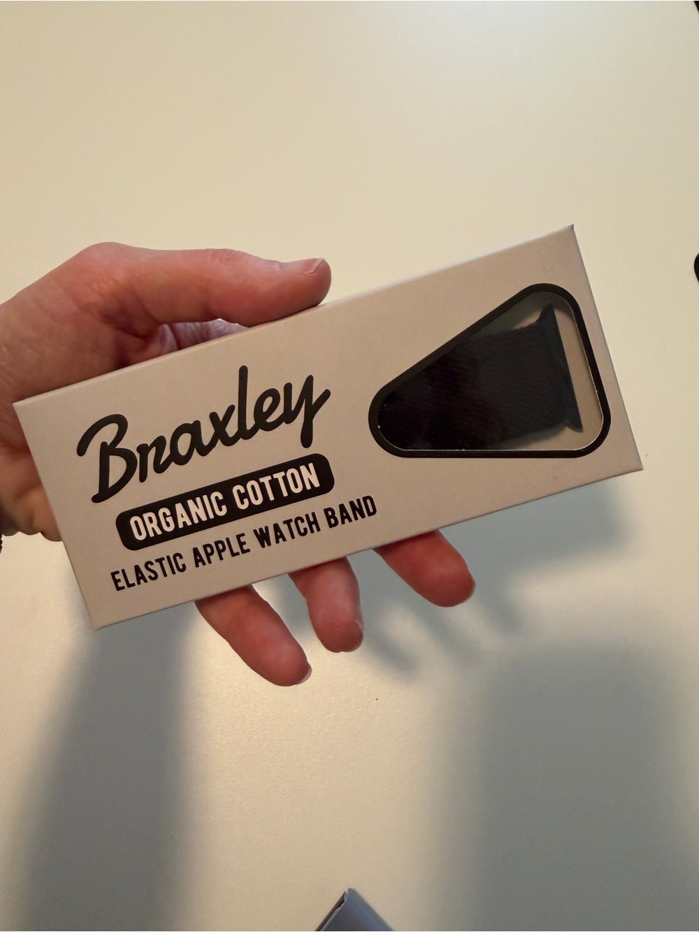 Braxley Organic Cotton Elastic Apple Watch Band - Slate - 38/40/41